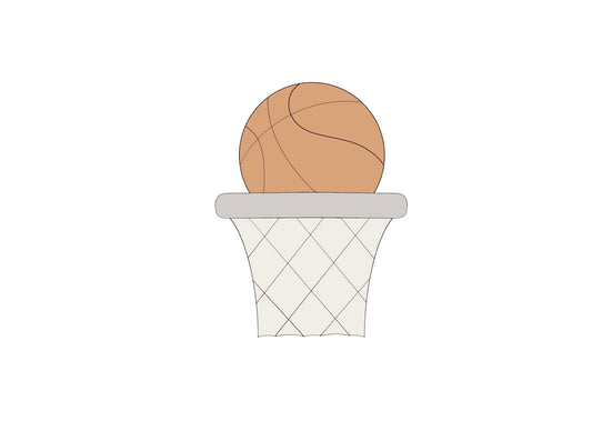 Basketball with Hoop Cookie Cutter