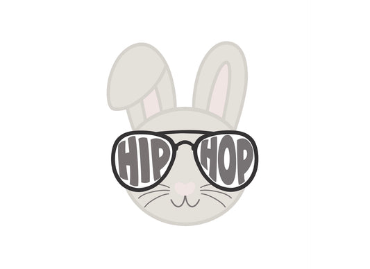 Hip Hop Bunny in Sunglasses Cookie Cutter