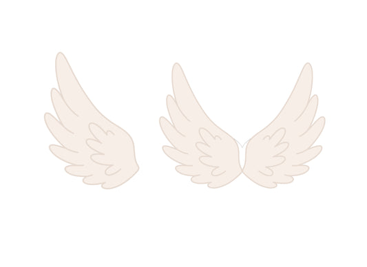 Angel Wing or Angel Wings Cookie Cutters