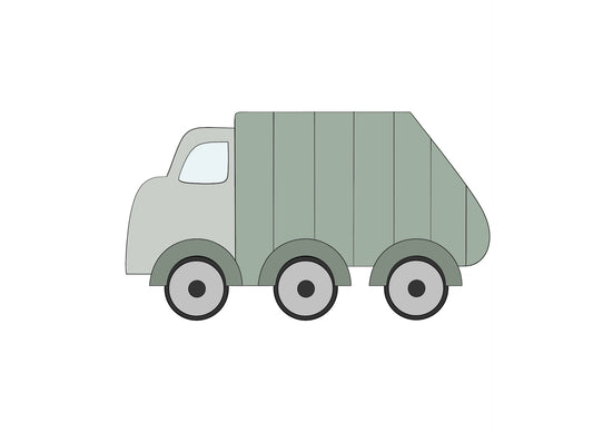 Garbage Truck Cookie Cutter