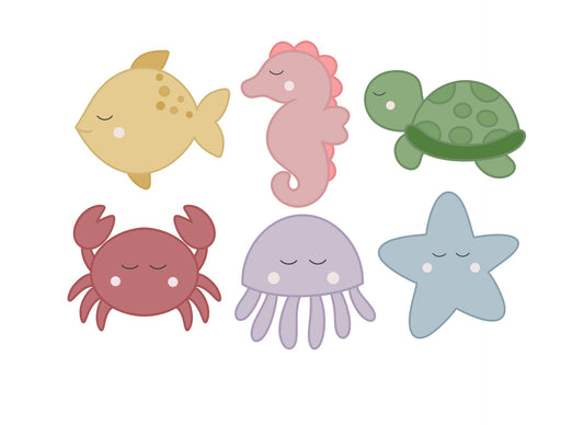 Sea Animal Cookie Cutters