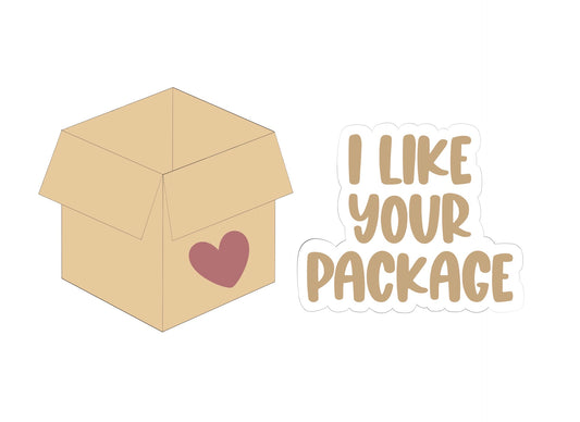 I Like Your Package Valentine's Set Cookie Cutters