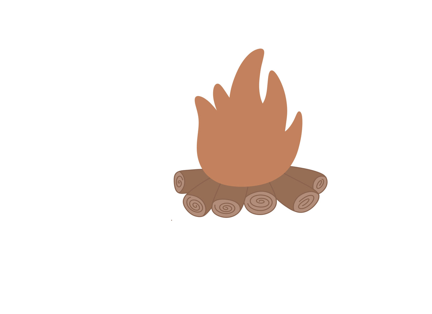Campfire Cookie Cutter