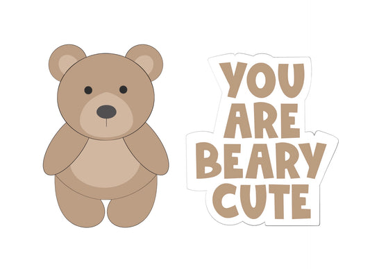 You Are Beary Cute Valentine's Set Cookie Cutters