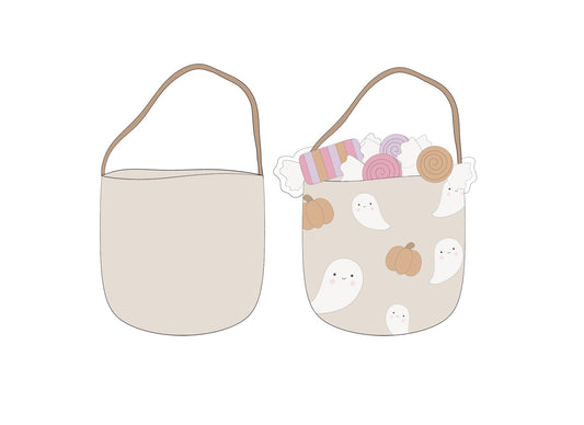 Tote Bag or Tote Bag with Candy Cookie Cutters