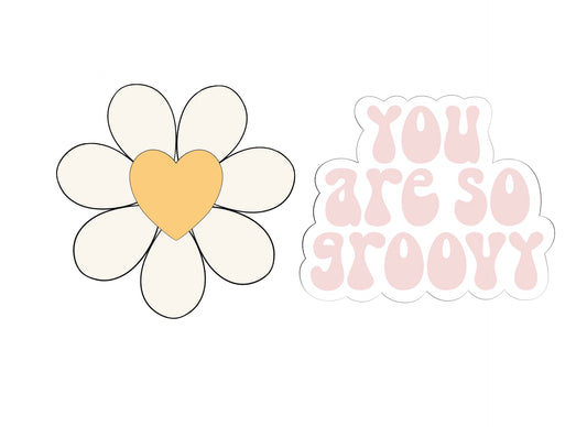 You Are So Groovy Valentine's Set Cookie Cutters