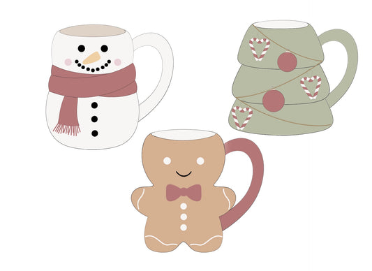 Christmas Mug Cookie Cutters