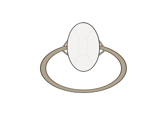 Oval Ring Cookie Cutter