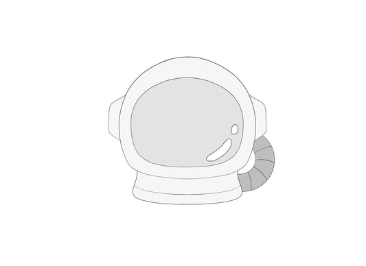 Astronaut Hat Cookie Cutter