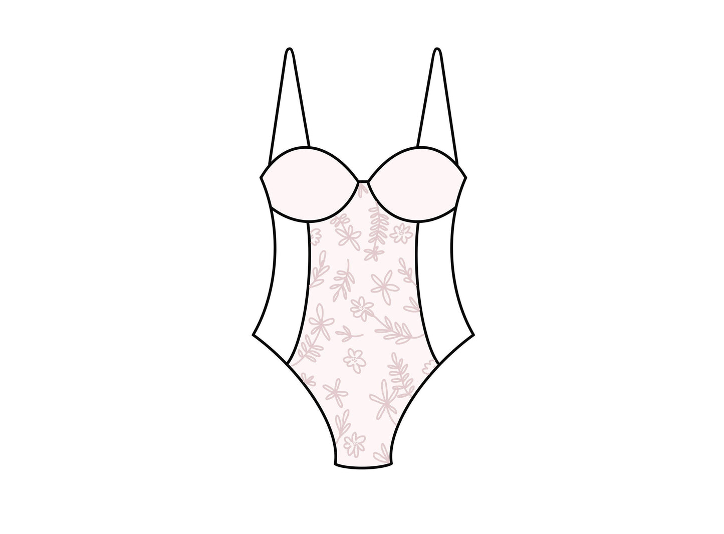 Lingerie Bodysuits 1, 2, 3, or Jammies Cookie Cutters