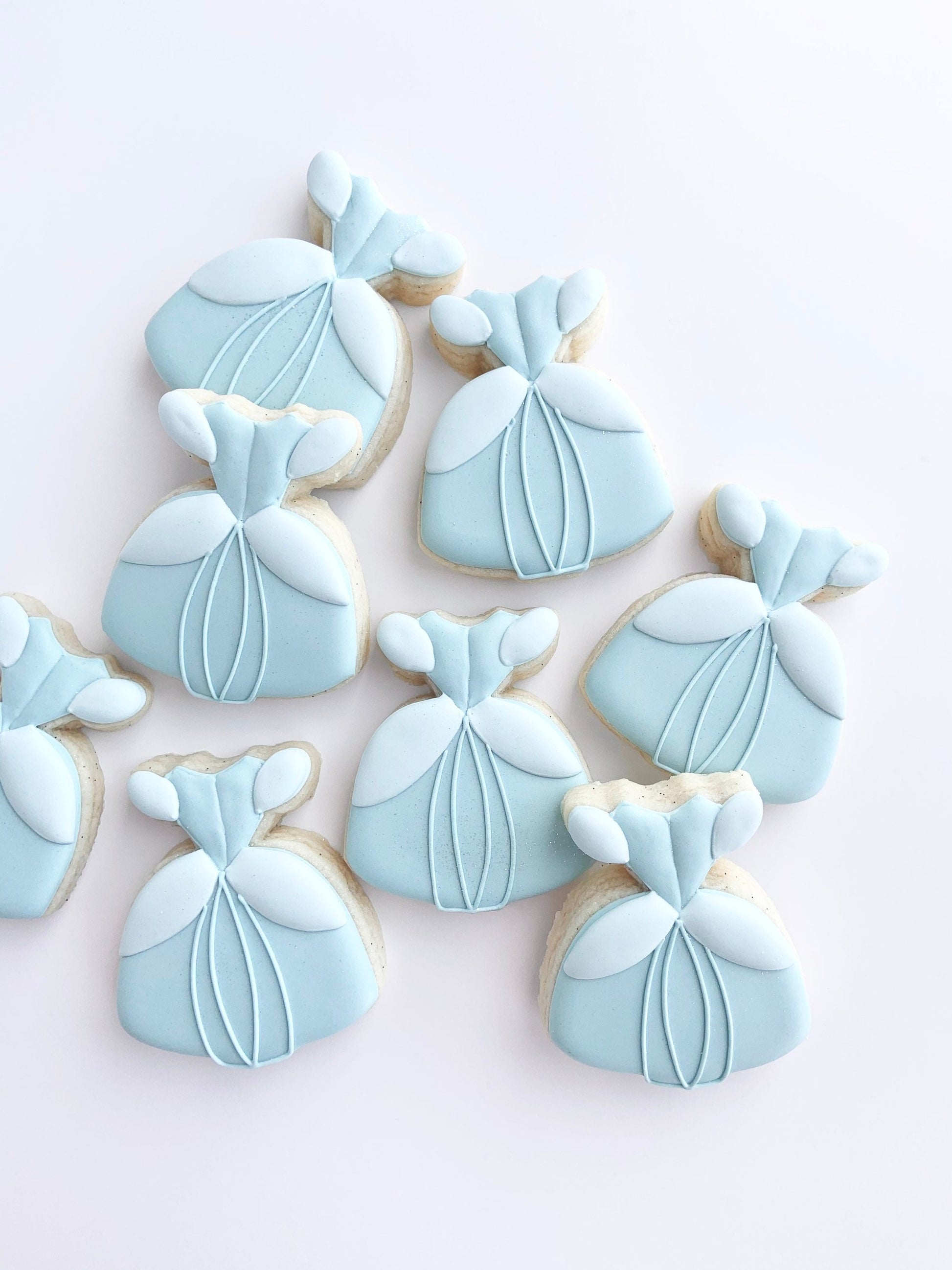 princess dress cookie cutter Princess Dress Set of 3 Gown Dress Bride Cookie Cutters