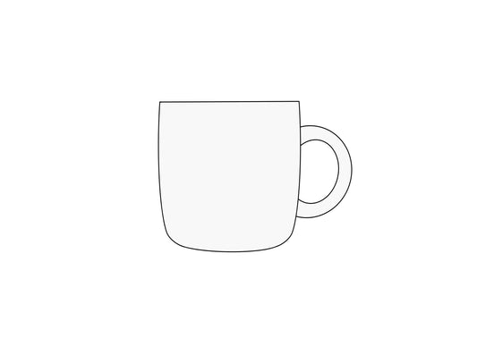 Coffee Latte Mug Cookie Cutter