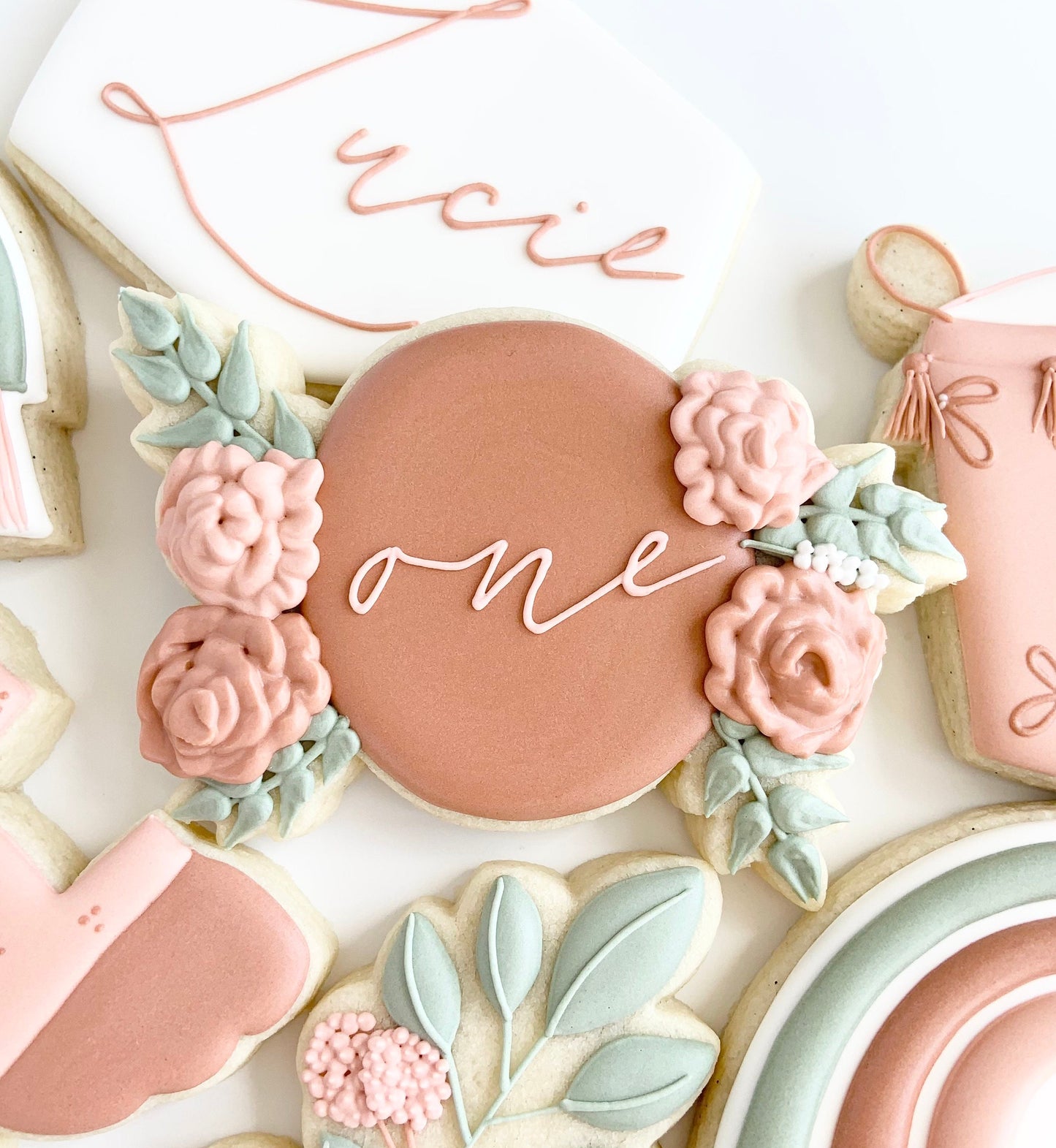 Floral/Greenery Circle Cookie Cutter