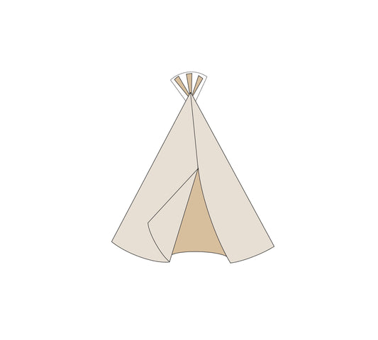 Teepee Tent Cookie Cutter