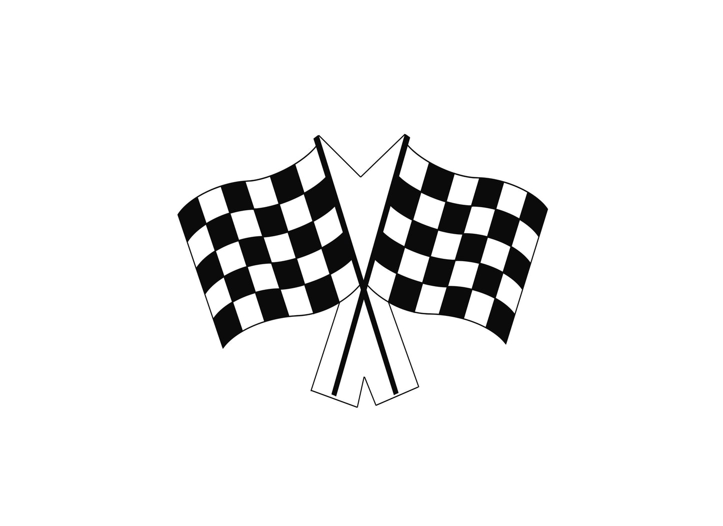 Racing Flags Cookie Cutter