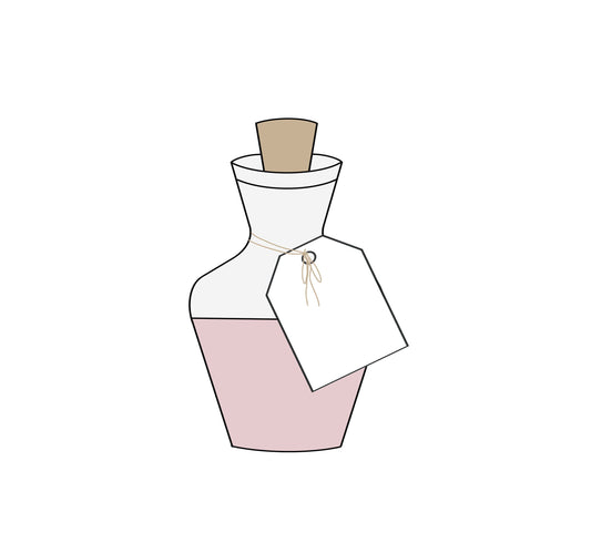 Potion with Tag Cookie Cutter