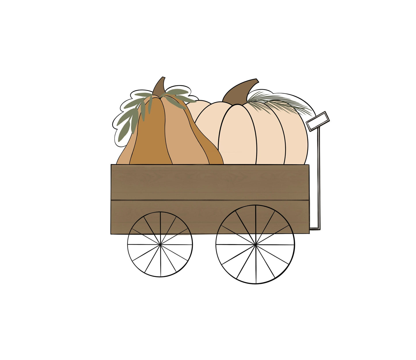 Pumpkin Wagon Cookie Cutter