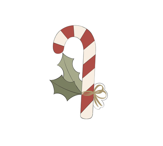 Single Candycane Cookie Cutter