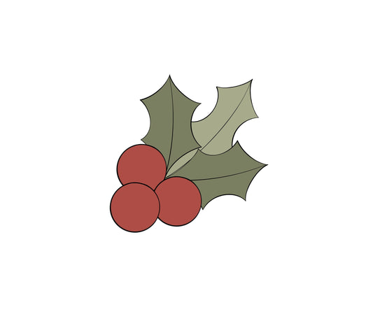 Holly Berries Cookie Cutter