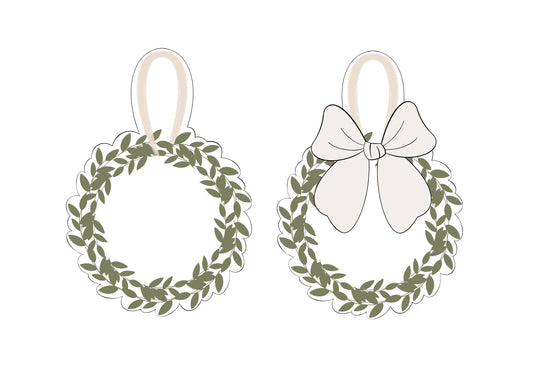 Hanging Wreath or without Bow Cookie Cutters
