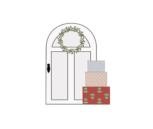 Door with Presents Cookie Cutter