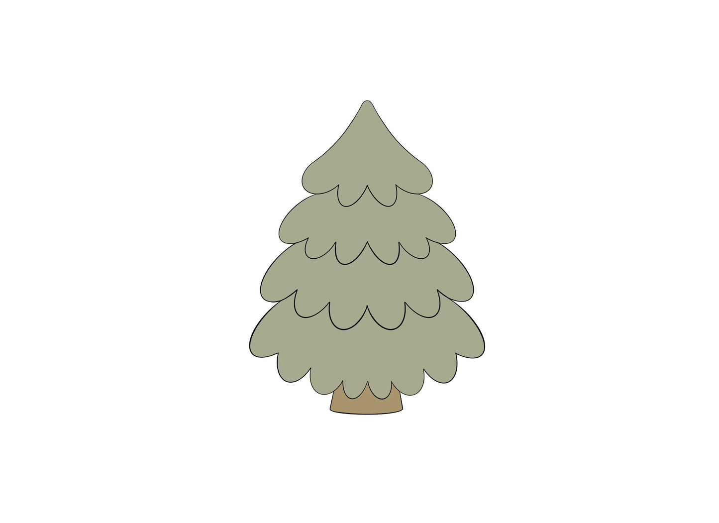 Tree 3 Cookie Cutter