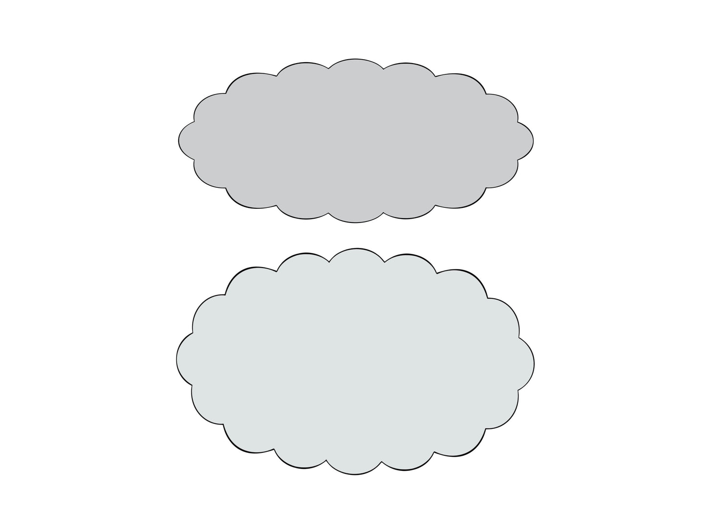 Scalloped Oval 1 or 2 Cookie Cutters