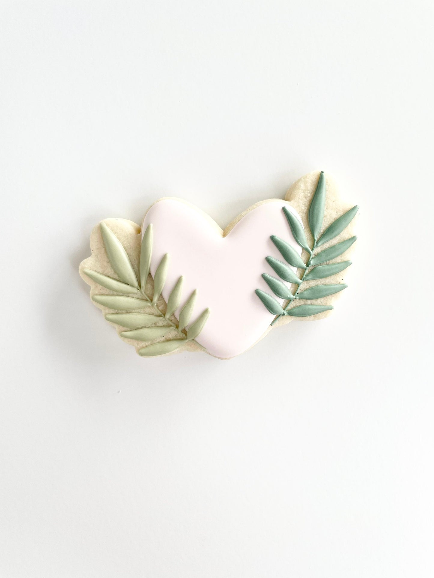 Heart with Double Sided Greenery Cookie Cutter