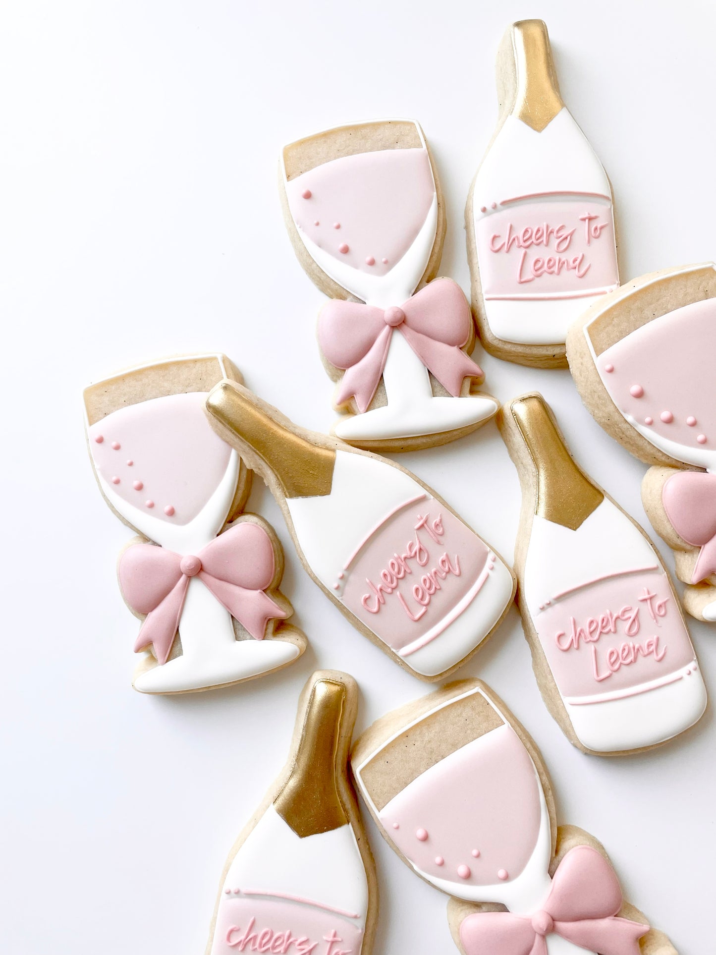 Champagne Flute with Bow Cookie Cutter